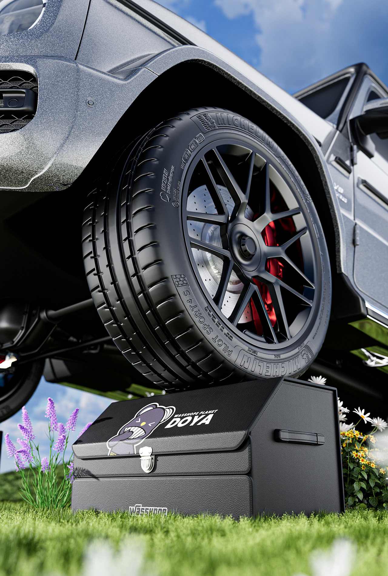 汽车用品-产品建模渲染（图ZMzQ5ODIyNzEy） - 产品 - 站酷设计师辉HHi原创素材 - 站酷ZCOOL