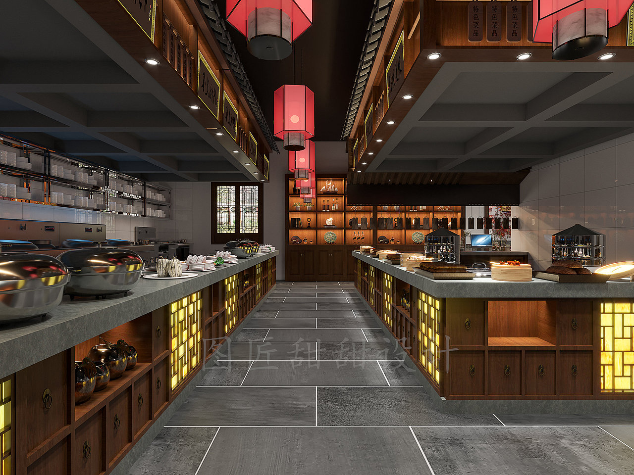 复古乡村风餐厅设计