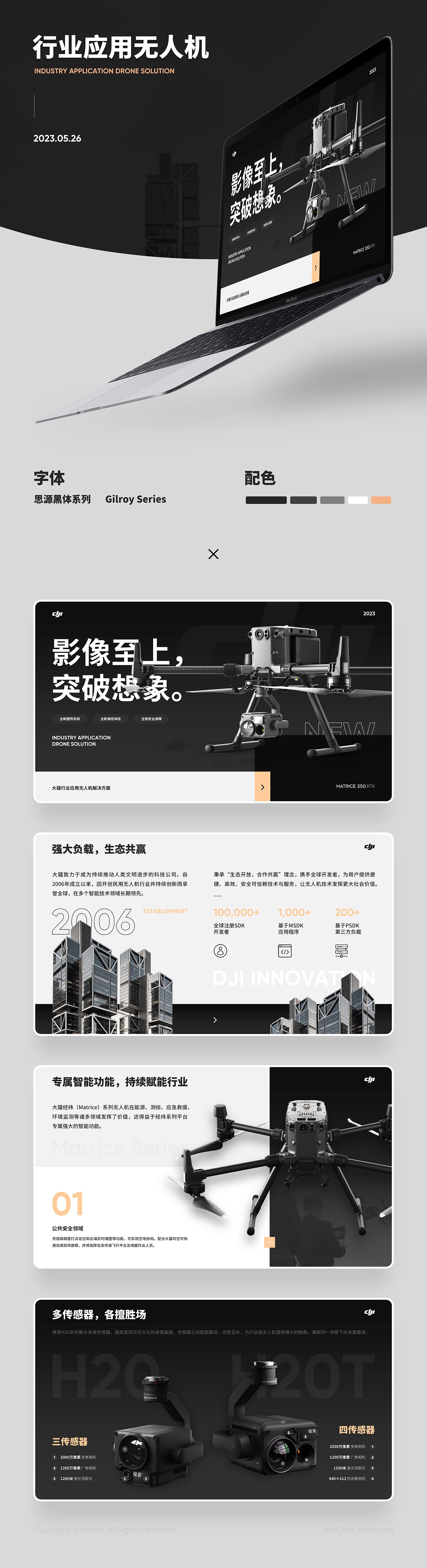 【PPT作品】行业应用无人机（图ZMzQxMzEwODY4） - PPT/Keynote - 站酷设计师做PPT的Raven原创素材 - 站酷ZCOOL