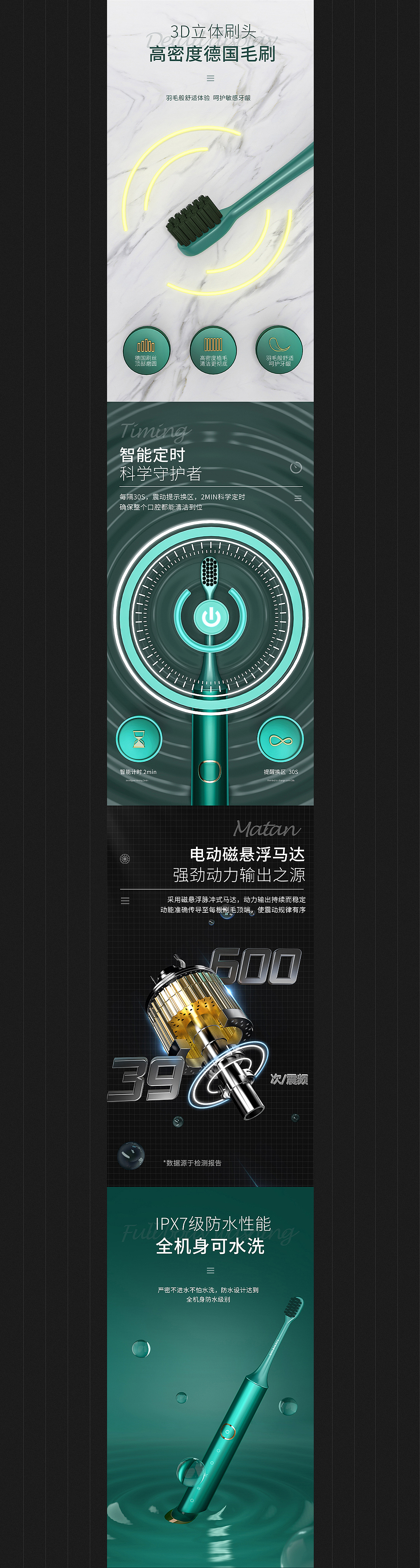 C4D电动牙刷详情练习（图ZMzEwNjMxOTk2） - 电商 - 站酷设计师小花儿2333原创素材 - 站酷ZCOOL