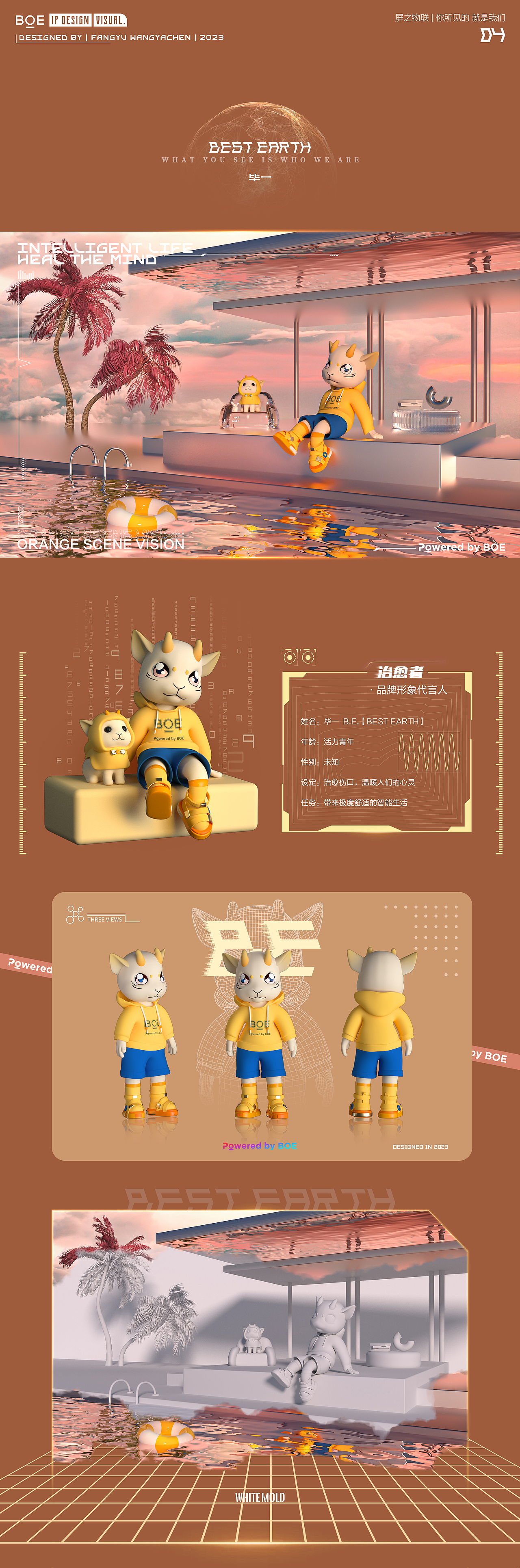 【你好 x BOE】京东方IP设计 B.E灵兽