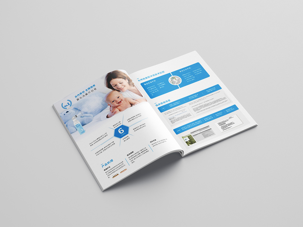 医疗画册--儿童柔雾鼻腔喷雾器画册（图ZMzcwMzc5MzA4） - 书籍/画册 - 站酷设计师世琦原创素材 - 站酷ZCOOL
