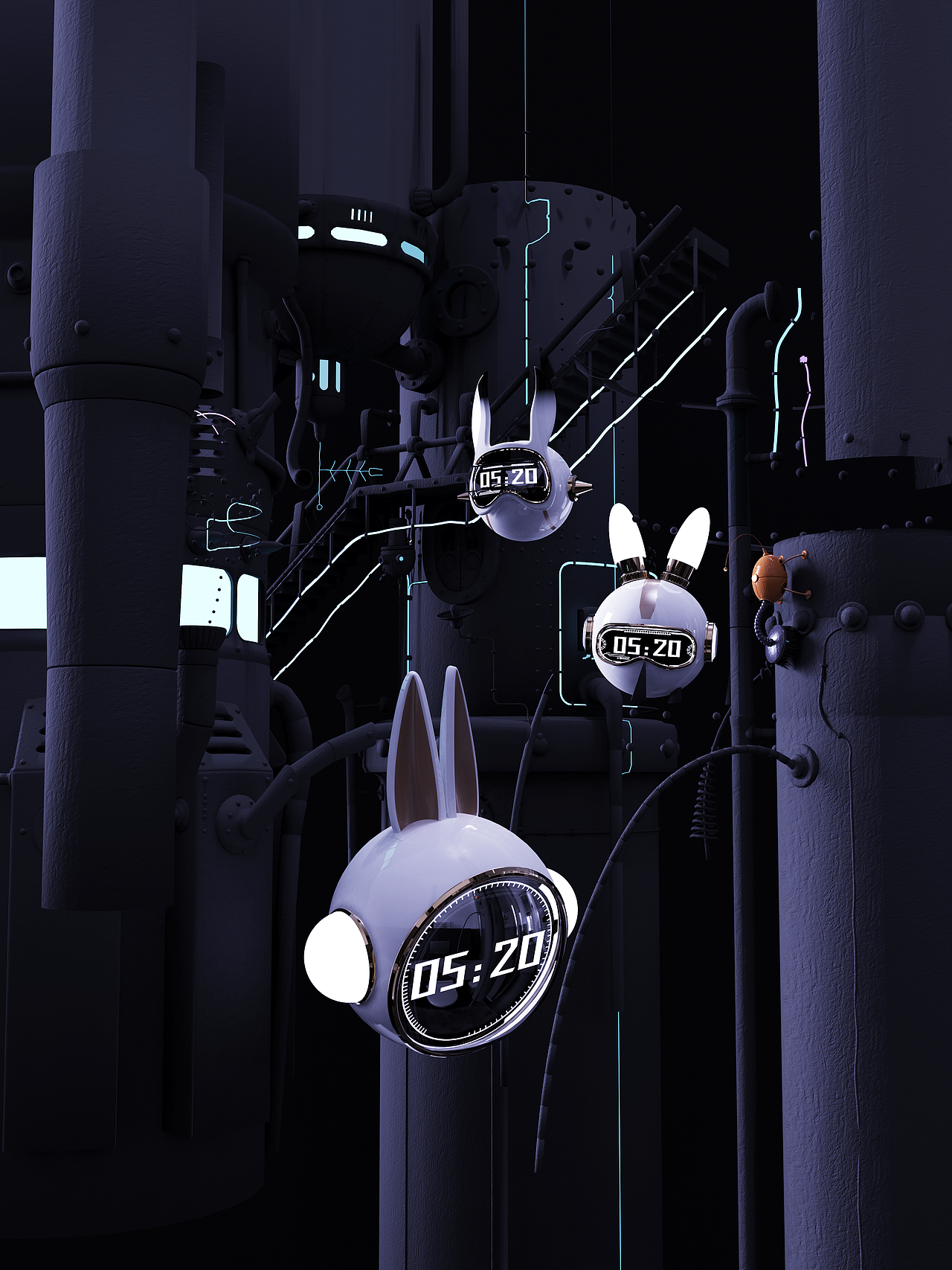潮酷智能小闹钟(图ZMjk5OTA0NDM2) - 电子产品 - 站酷设计师老王wr原创素材 - 站酷ZCOOL