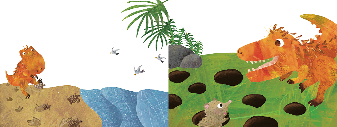 一本关于恐龙的绘本