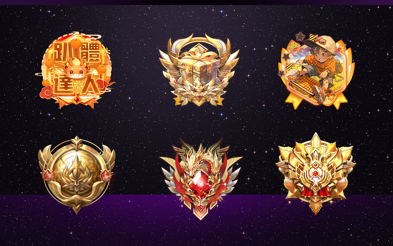 【2023】等级勋章/徽章设计（图ZMzY3ODUwODA4） - 图标 - 站酷设计师XEVERYU原创素材 - 站酷ZCOOL