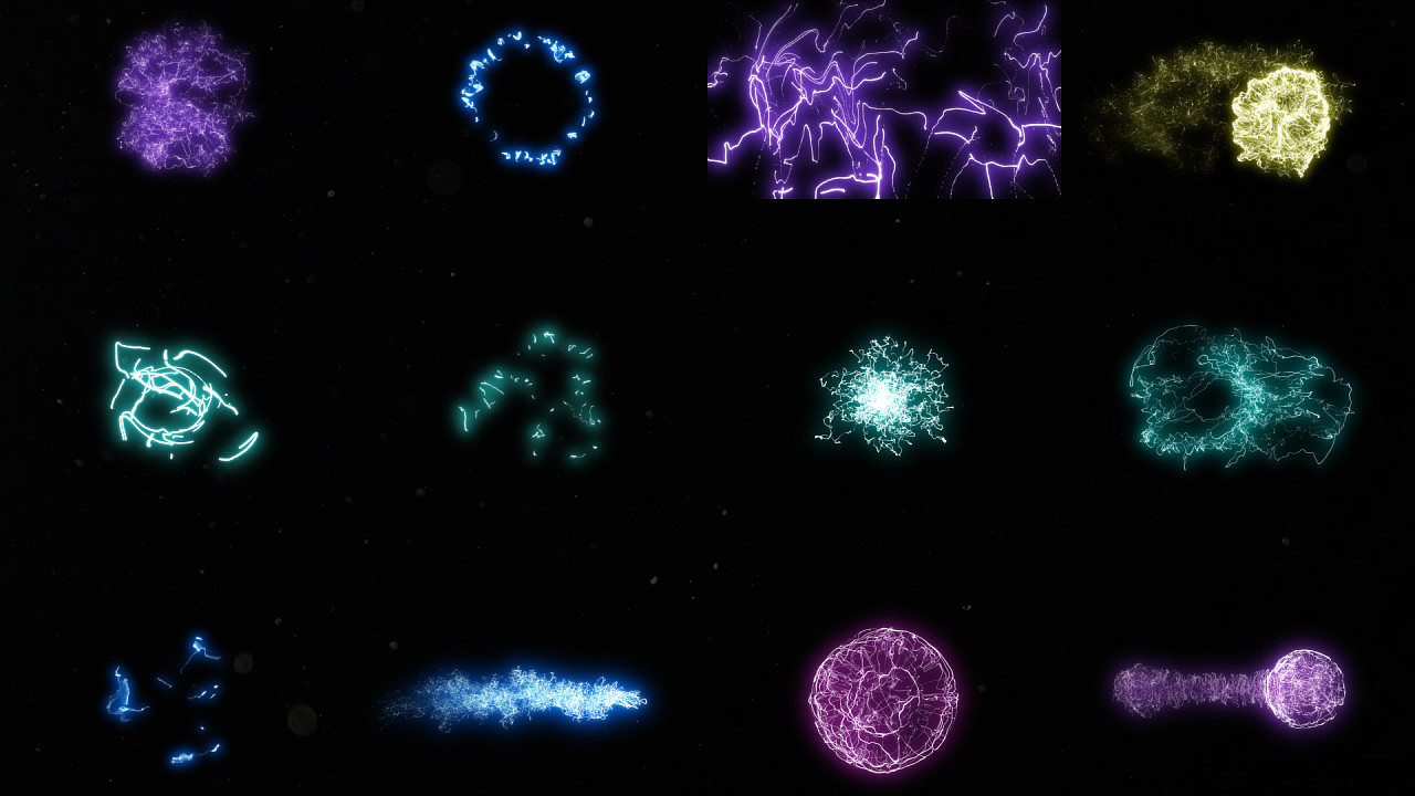 AE模板 | 视觉特效能量线包展示