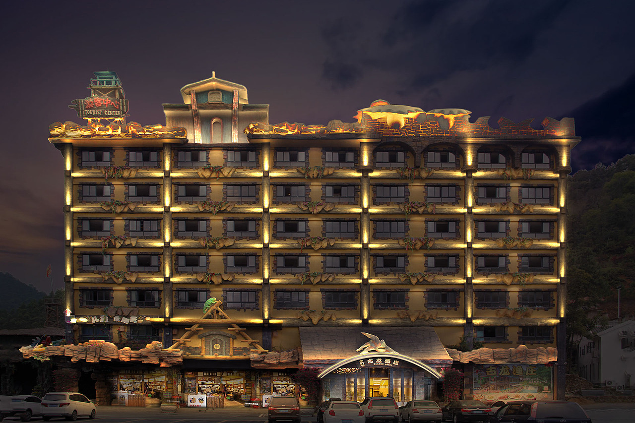 早期的一些商业中心建筑写字楼亮化效果图（图ZMzQyNjY5MDg0） - 建筑设计 - 站酷设计师WuRWAda原创素材 - 站酷ZCOOL