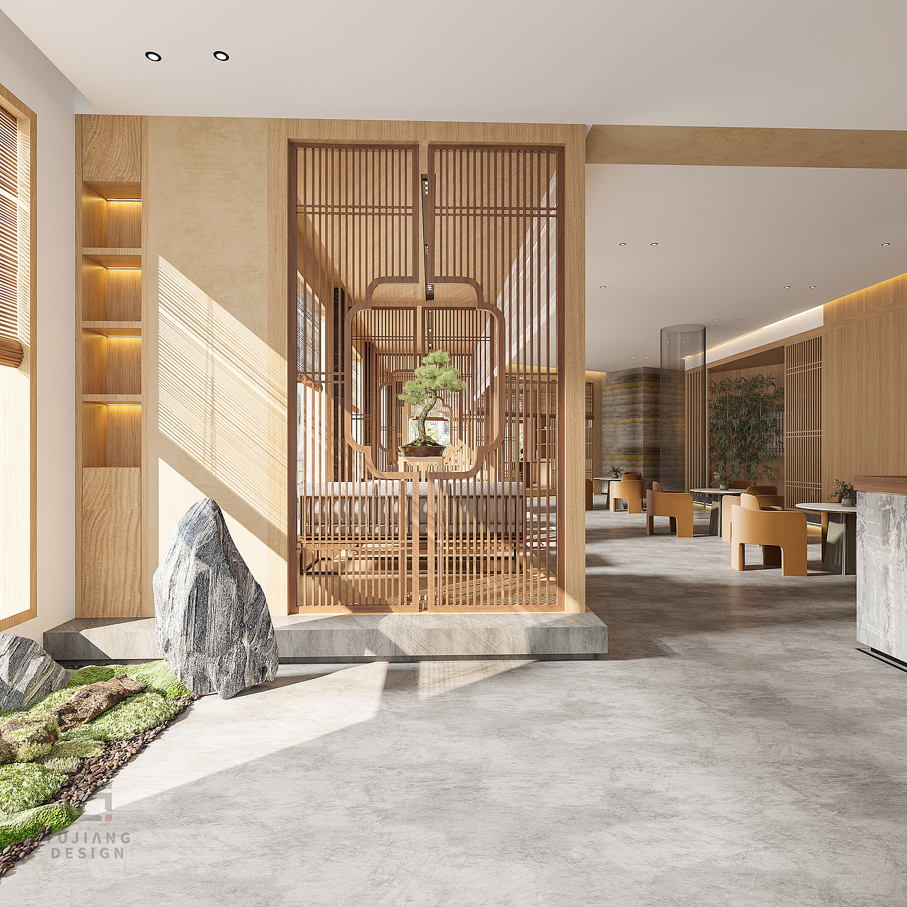 饱含情韵的茶楼禅意设计