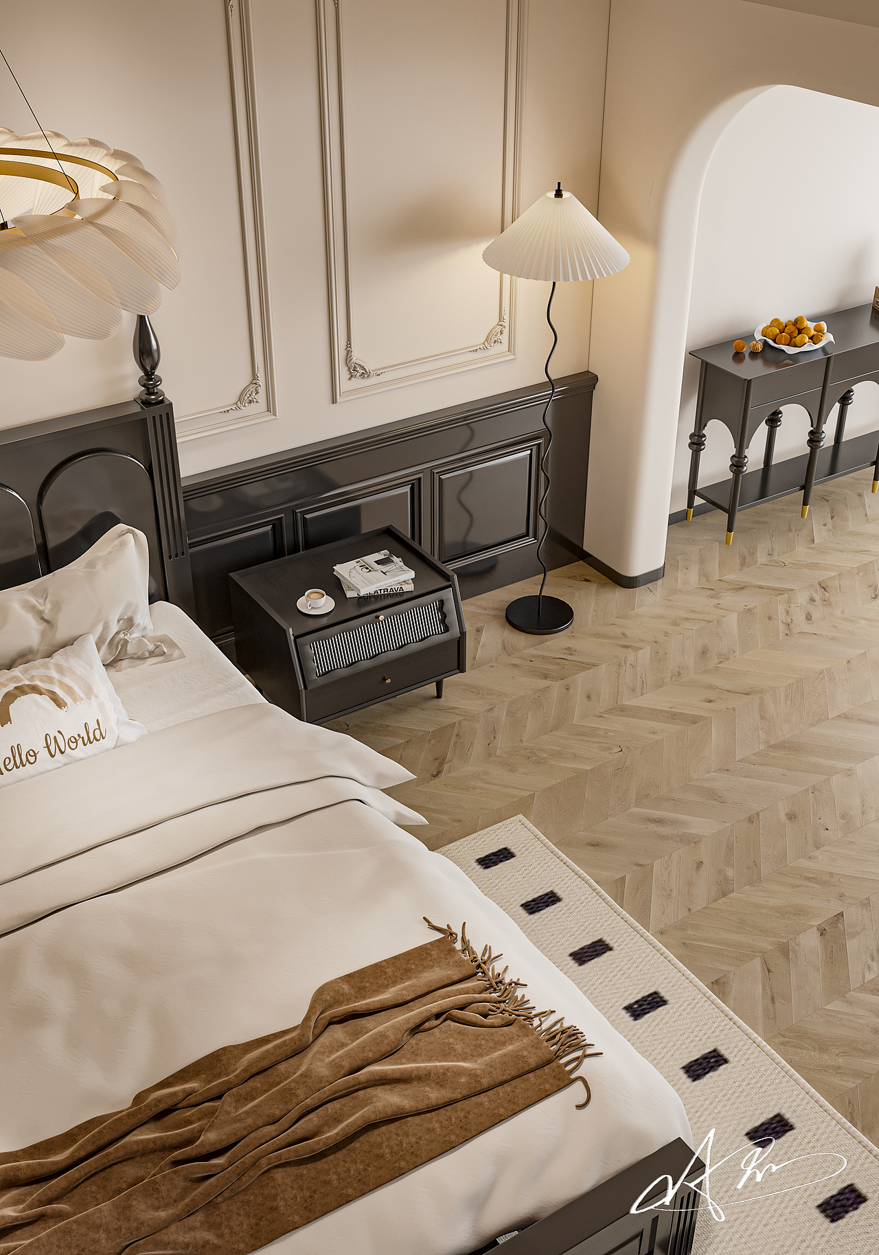 法式 | 衣帽间| 卧室 效果表现 -枼