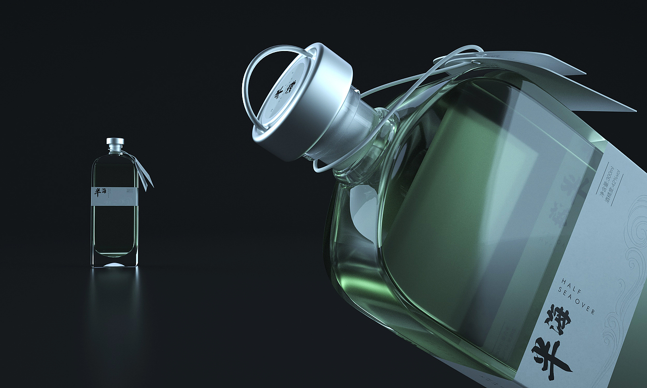 【梵顿設計】半海-酒包装系列设计