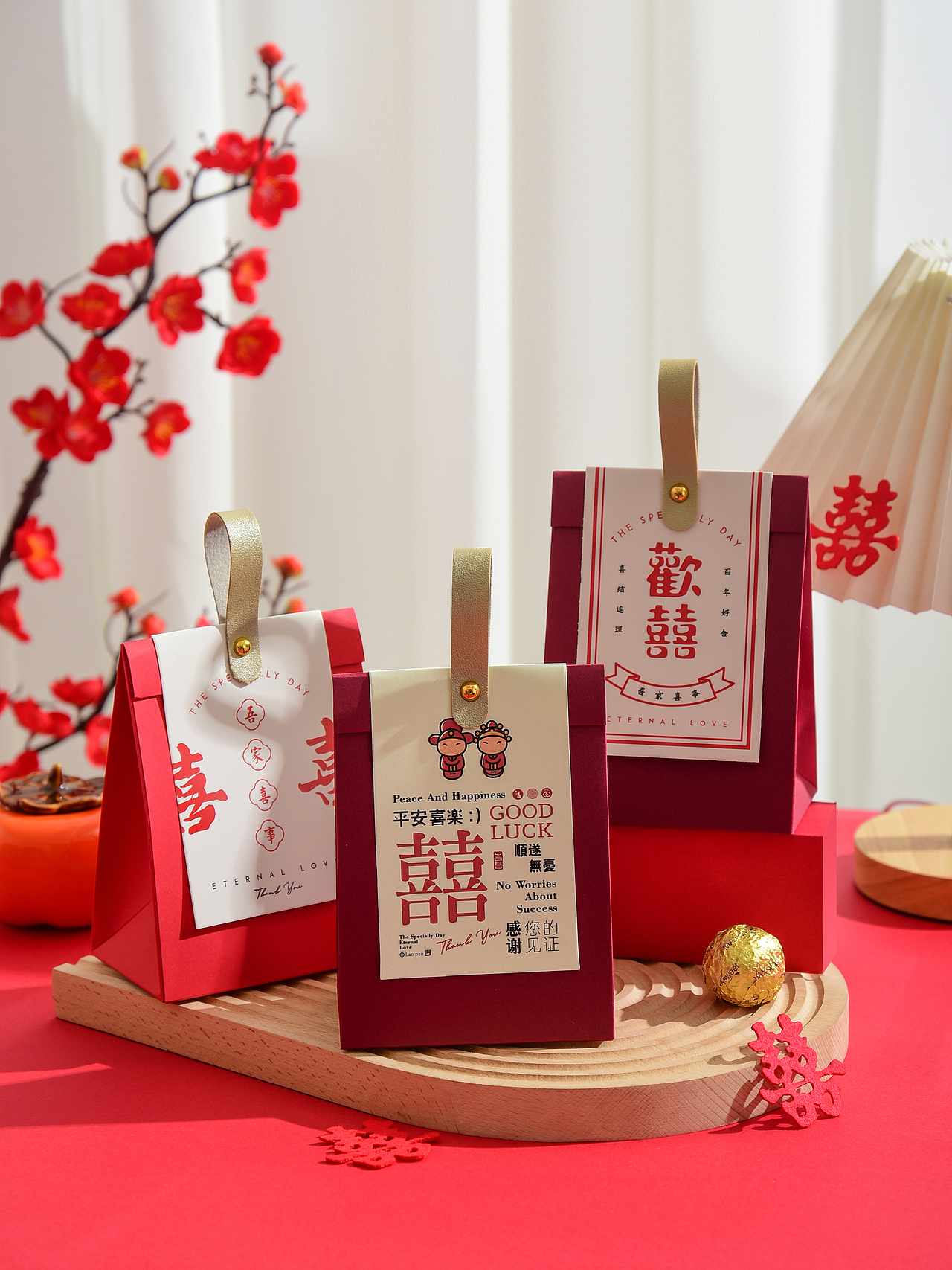 喜糖盒 伴手礼 节庆礼拍摄 创意拍摄