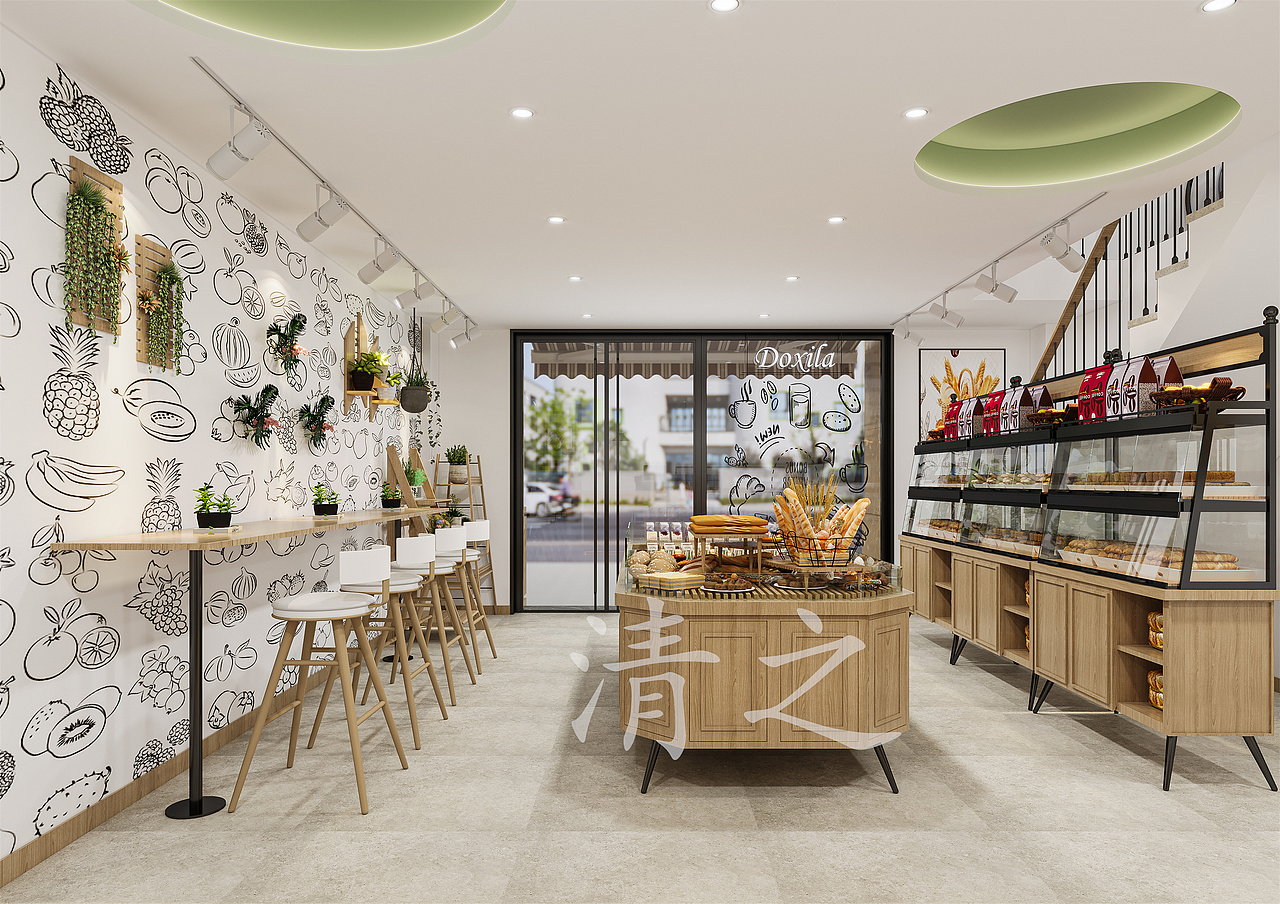 蛋糕店装修设计（图ZMzI2Mzg3OTgw） - 商业空间设计 - 站酷设计师乜清之原创素材 - 站酷ZCOOL