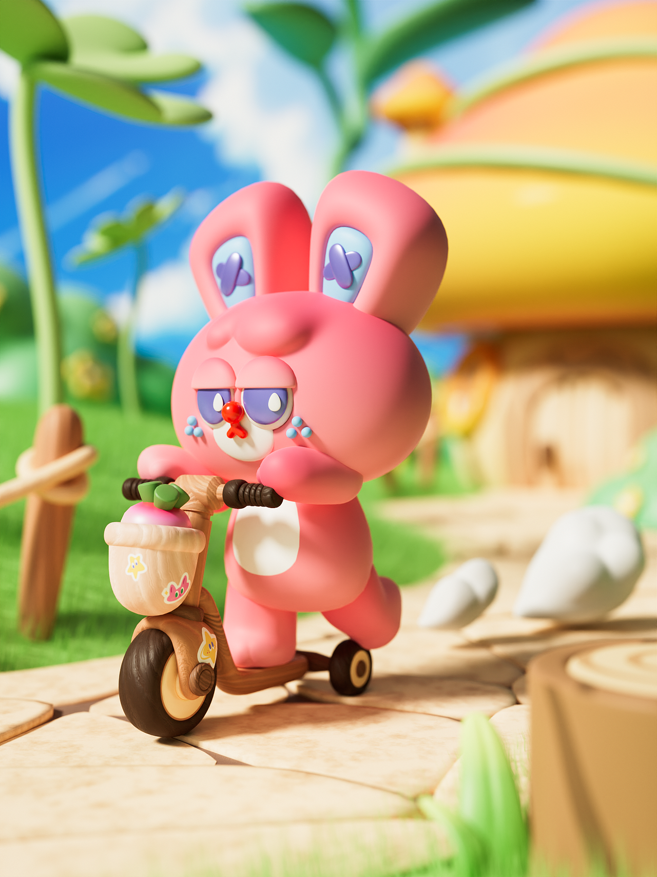 dinlab x 麦箱鱼2023年度总结（三维篇）（图ZMzYyNTM3ODQw） - 人物/生物 - 站酷设计师麦箱鱼原创素材 - 站酷ZCOOL