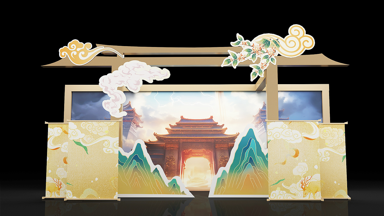 欢乐谷 万圣节 线下街区 网红街 街区装饰 赛博街区