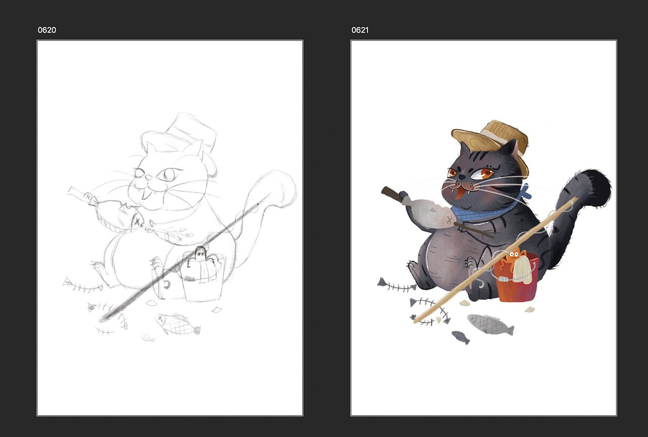 插画随遇记（图ZMzQ3ODQ0ODk2） - 创作习作 - 站酷设计师千与喵原创素材 - 站酷ZCOOL