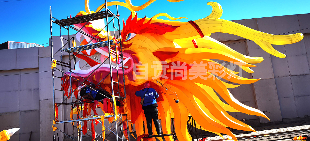 百米长龙花灯龙头