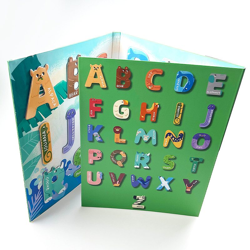 GOOBUDDY早教系列—字母认知三折书（图ZMzE2NjUzNzM2） - 儿童插画 - 站酷设计师BANBAM班班原创素材 - 站酷ZCOOL