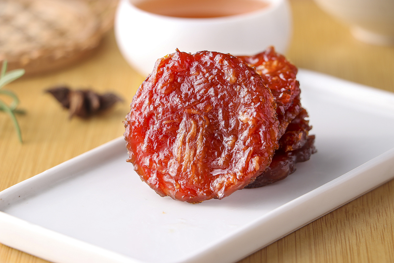 炭烤金钱脯原切猪肉脯猪肉干原味即食肉脯 鸡肉干