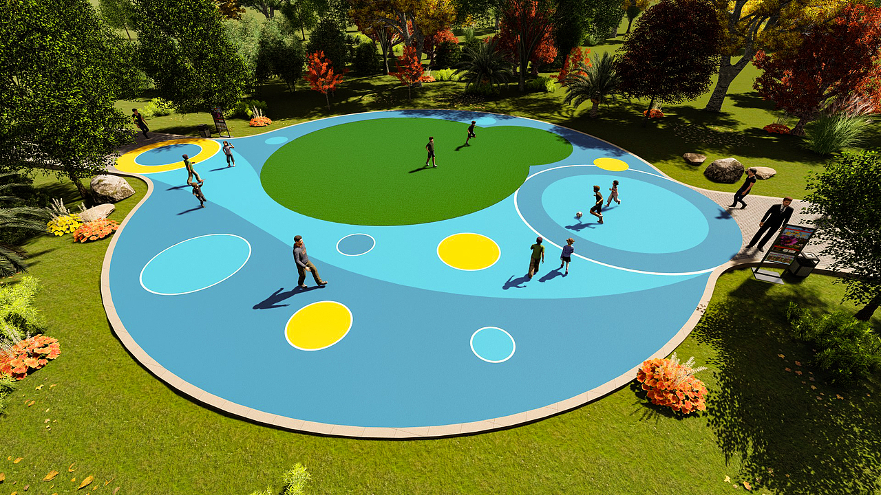 某儿童活动场地