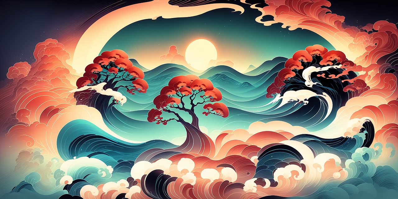 AI-关于国风场景的LORA-大家试试文生图