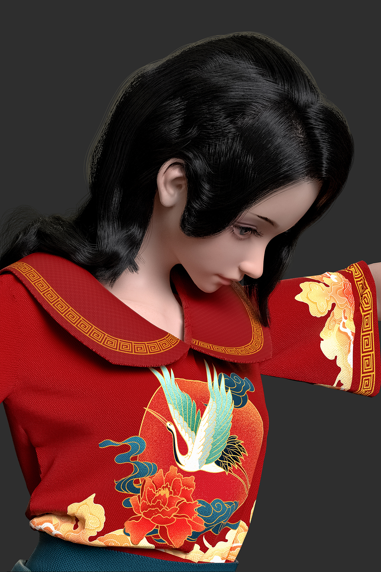 虚拟IP小梦国风 国潮（图ZMzIzNDQ1NTk2） - 人物/生物 - 站酷设计师ULTRA一MODERN原创素材 - 站酷ZCOOL