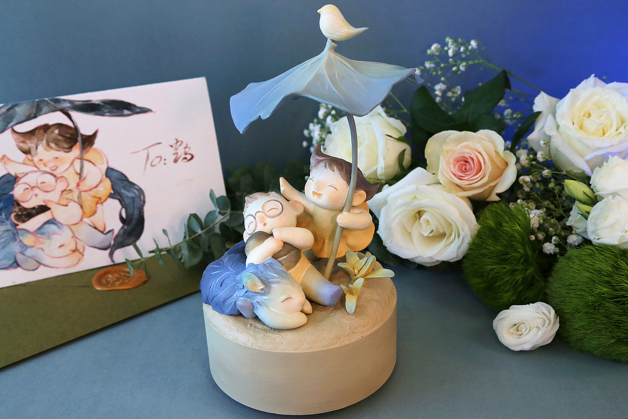 自制粘土音乐盒（图ZMzM2MDY3MzMy） - 手办/模玩 - 站酷设计师春鹤原创素材 - 站酷ZCOOL