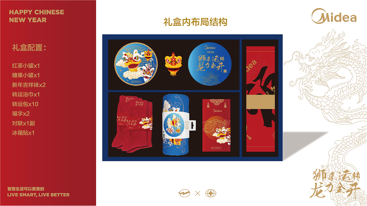 美的2024新年礼盒(比稿作品)