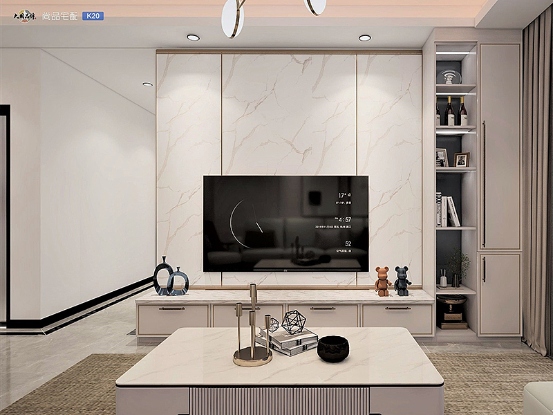 木菲美家：云和中心124㎡3室2厅轻奢风格装修效果图（图ZMjk3MzMyODEy） - 家装设计 - 站酷设计师木菲美家原创素材 - 站酷ZCOOL