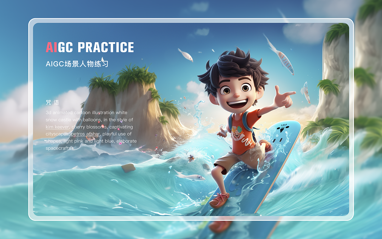 2023-2021 UI作品集 界面设计 | IP设计 | AIGC练习