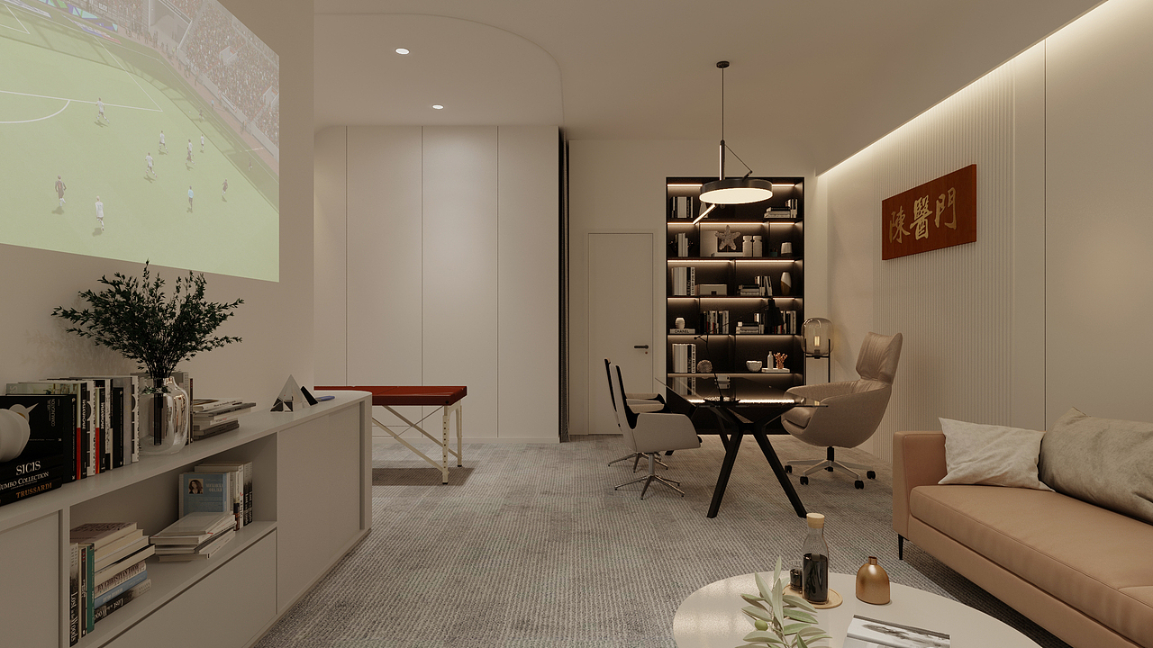 Chenyimen Sports Rehabilitation Base（图ZMzE0MTIxNTI0） - 商业空间设计 - 站酷设计师ENG阿升原创素材 - 站酷ZCOOL