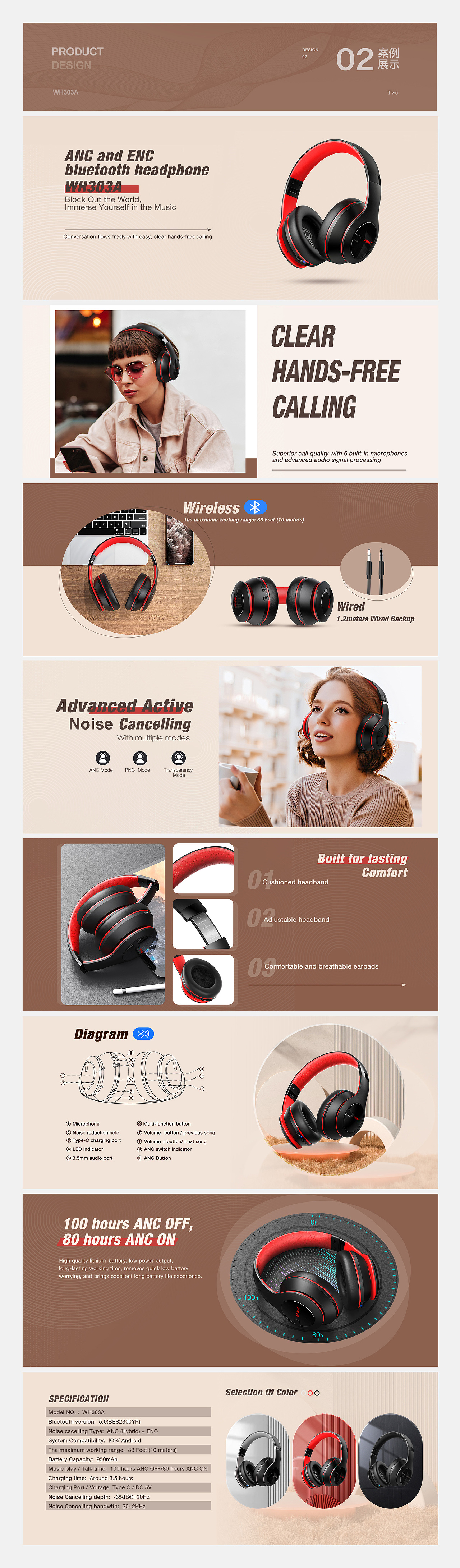 官网头戴蓝牙耳机详情页（图ZMzAyMjM1NTA4） - 产品 - 站酷设计师米帖米帖原创素材 - 站酷ZCOOL