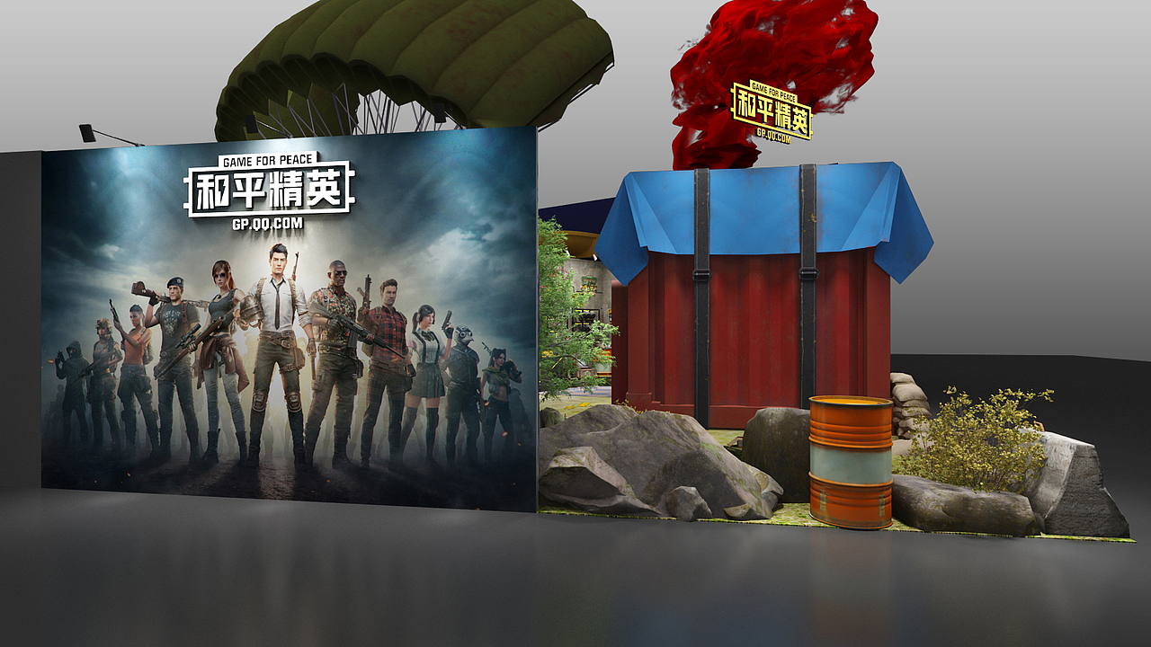 2020年CHINAJOY腾讯展台（图ZMzM1MzUwNzgw） - 展陈设计 - 站酷设计师巨兔设计原创素材 - 站酷ZCOOL