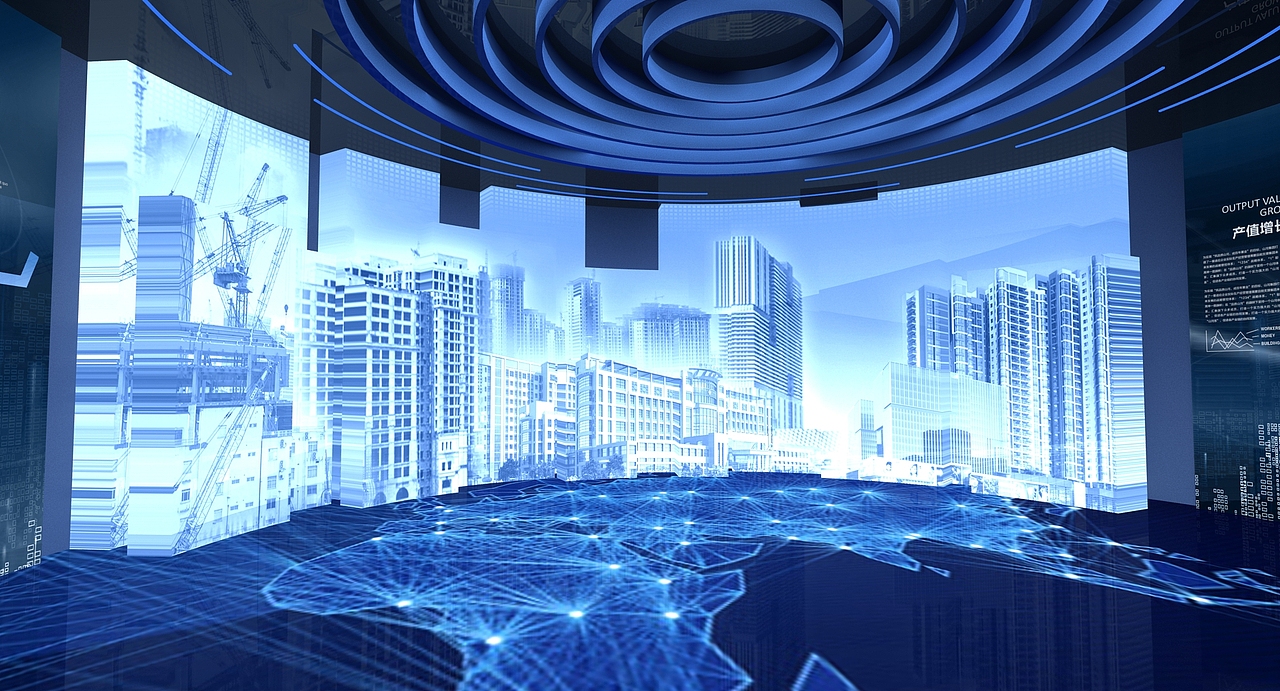 建筑科技展厅（图ZMzA3MDQ3MzI0） - 展陈设计 - 站酷设计师西西703原创素材 - 站酷ZCOOL