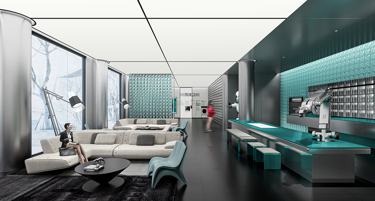 销售中心、售楼部（图ZMzE5MzMxNjA0） - 商业空间设计 - 站酷设计师广州大敏视觉表现原创素材 - 站酷ZCOOL