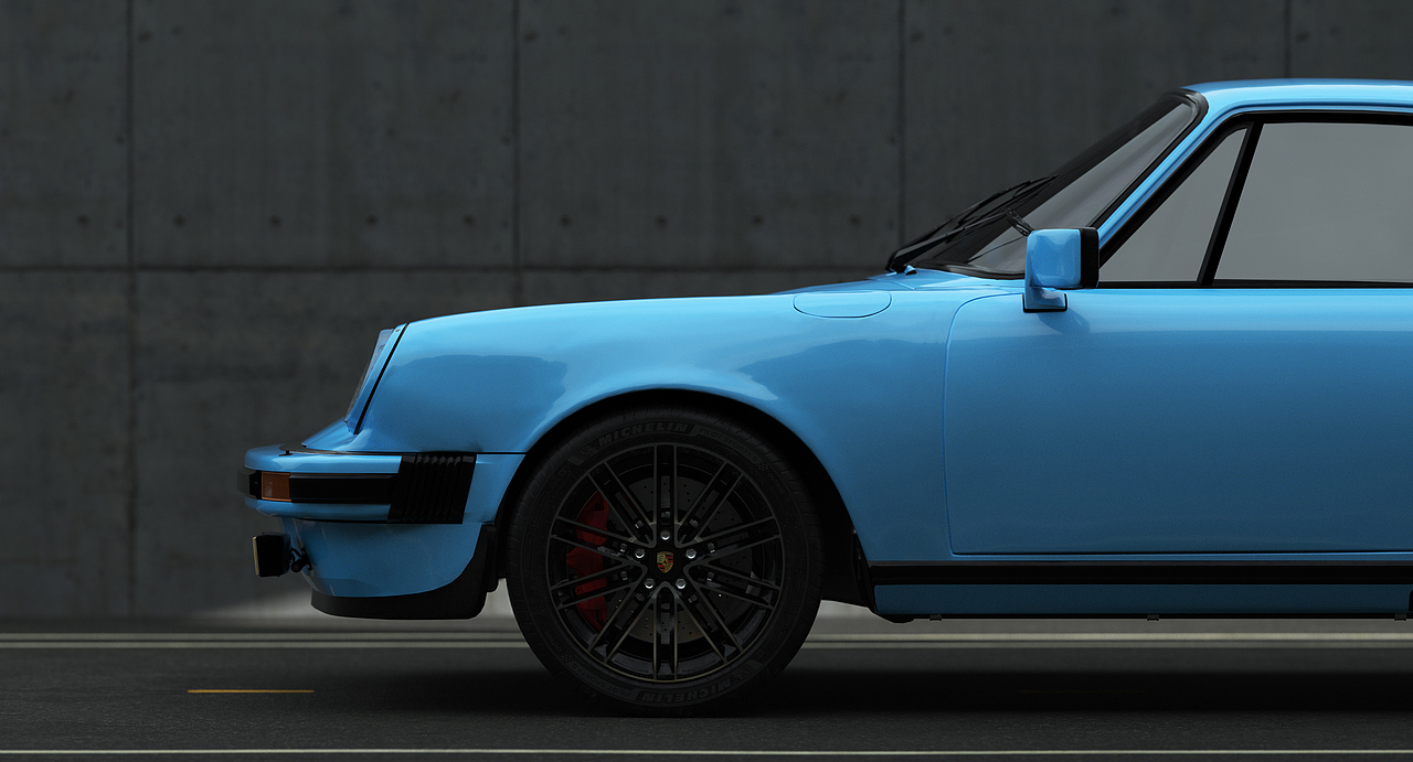 保时捷 911 SC - 汽车渲染（图ZMzM5MTI4MDI0） - 机械/交通 - 站酷设计师立扬fit原创素材 - 站酷ZCOOL