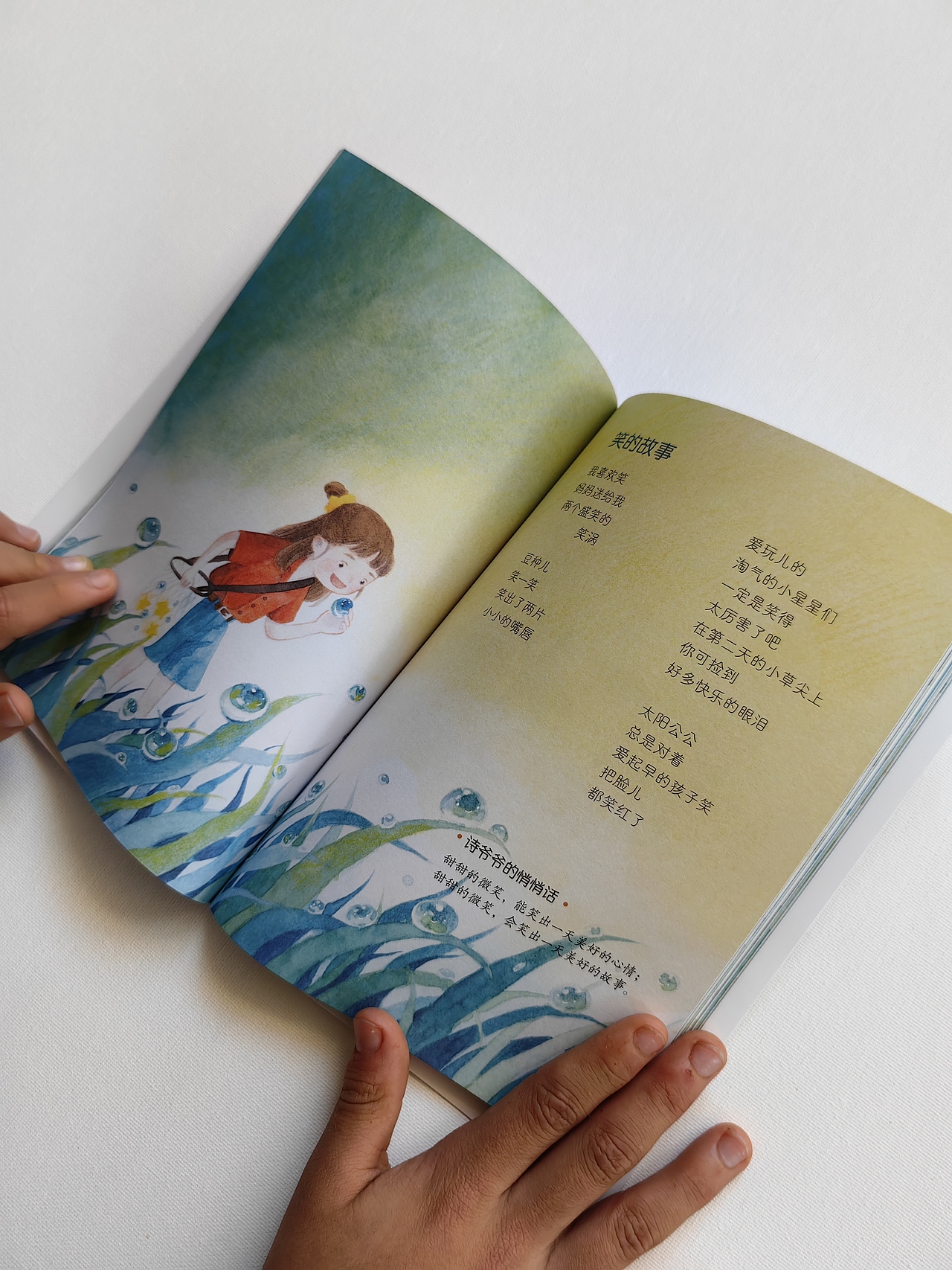 《名家写给童年的诗》系列书籍插画\两本