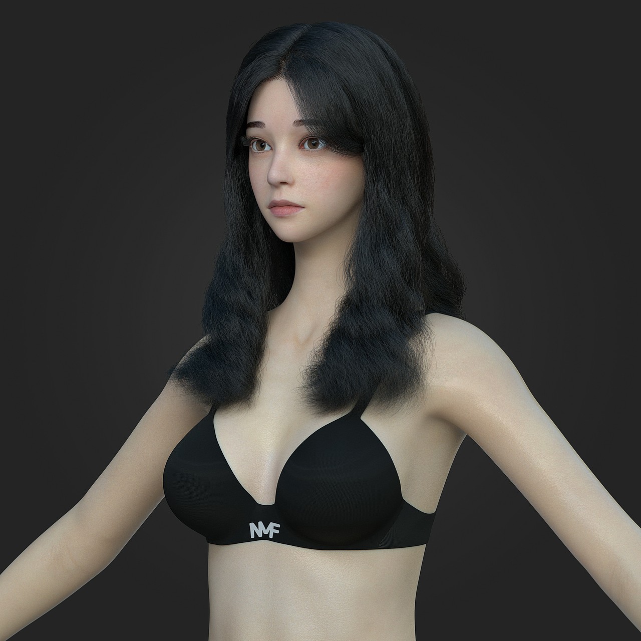 个人虚拟CG角色作品