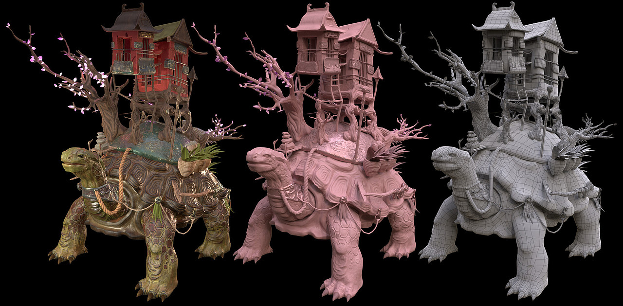 海龟城：海洋宝藏的秘境（图ZMzQ3NDMzOTcy） - 人物/生物 - 站酷设计师无可奈何123原创素材 - 站酷ZCOOL