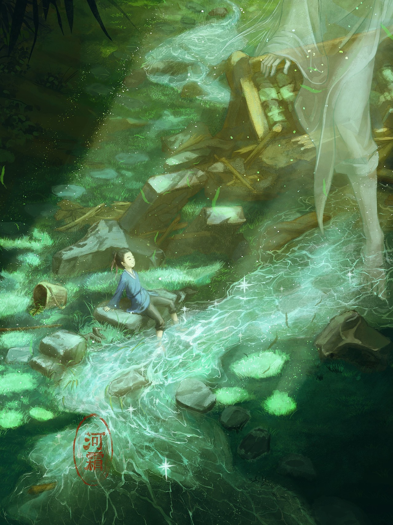 万物有灵（图ZMzM2MDQ4NjMy） - 商业插画 - 站酷设计师河霜原创素材 - 站酷ZCOOL