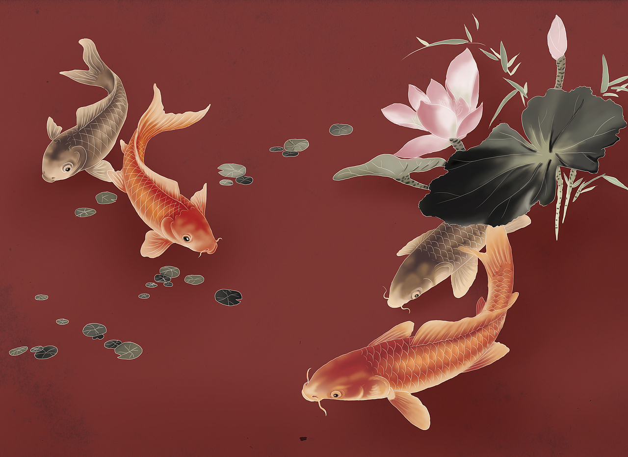 古风花卉（图ZMzEwMDI0NDk2） - 创作习作 - 站酷设计师Intelligent原创素材 - 站酷ZCOOL