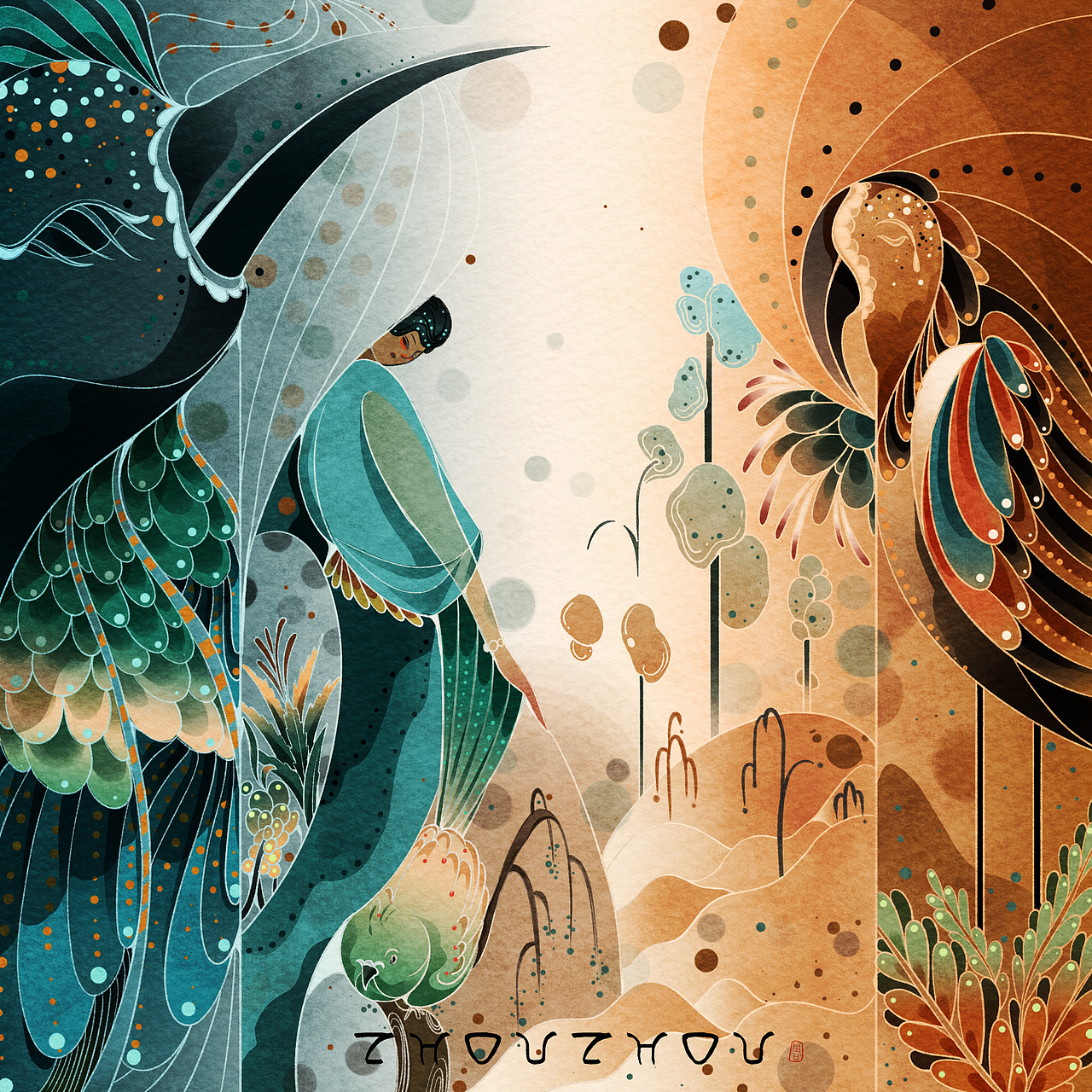 2022年度插画总结（图ZMzI2NzgwNTMy） - 创作习作 - 站酷设计师蓝昼BlueZZ原创素材 - 站酷ZCOOL