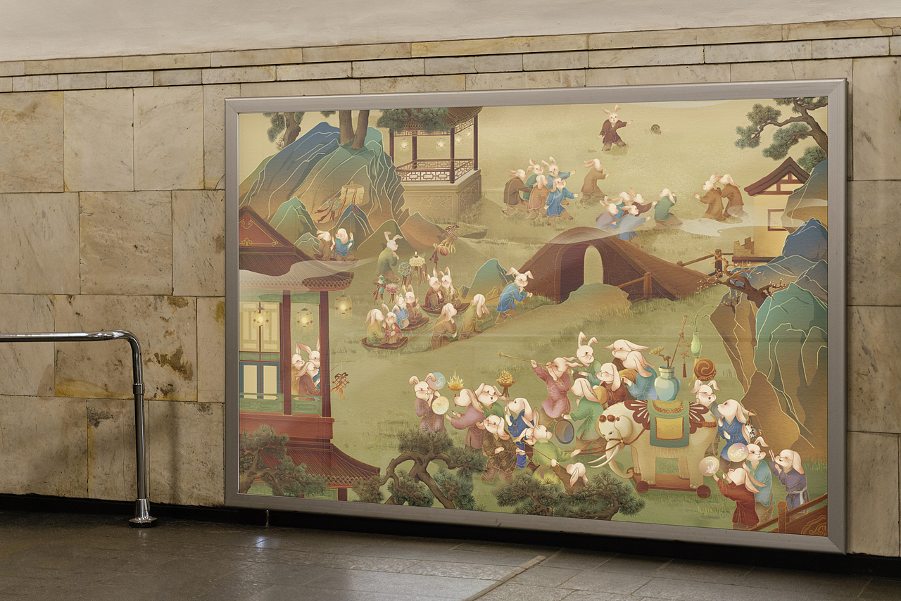 《太平有象》--古画重绘（图ZMzM1Mjc0NTQ0） - 商业插画 - 站酷设计师饼饼画饼原创素材 - 站酷ZCOOL