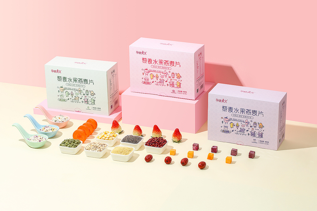 水果燕麦片包装设计（图ZMzYyMTQzNjA0） - 包装 - 站酷设计师Aaronfr原创素材 - 站酷ZCOOL