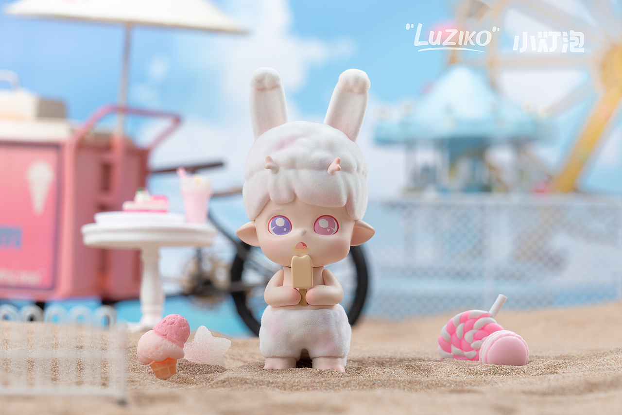 盲盒摄影 鹿豆子LUZIKO潮萌动物系列 摄影视觉策划