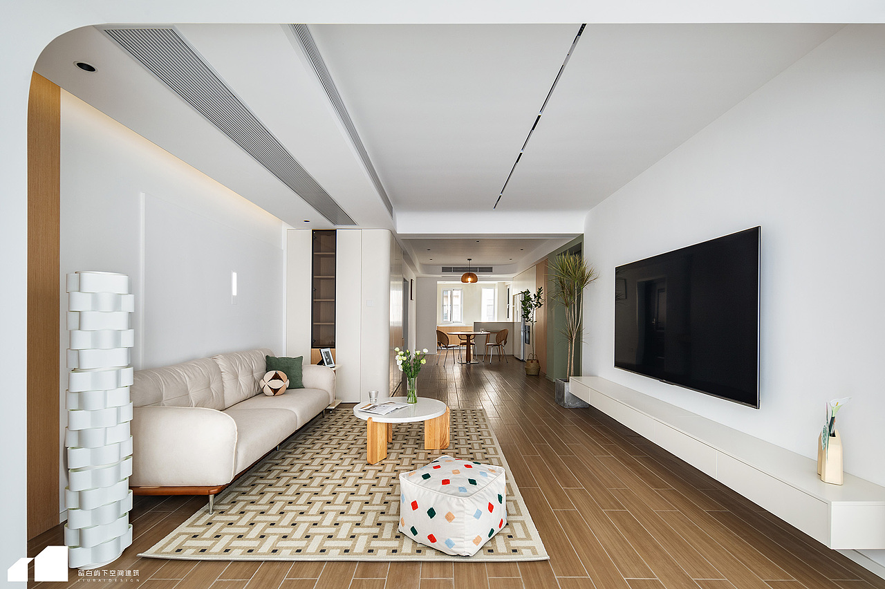 留白 · 实景|觅棠|现代简约风,清爽舒适有质感的家