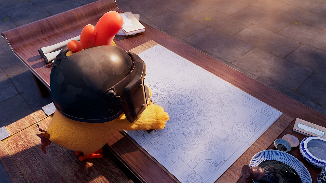 光子鸡年画大作战