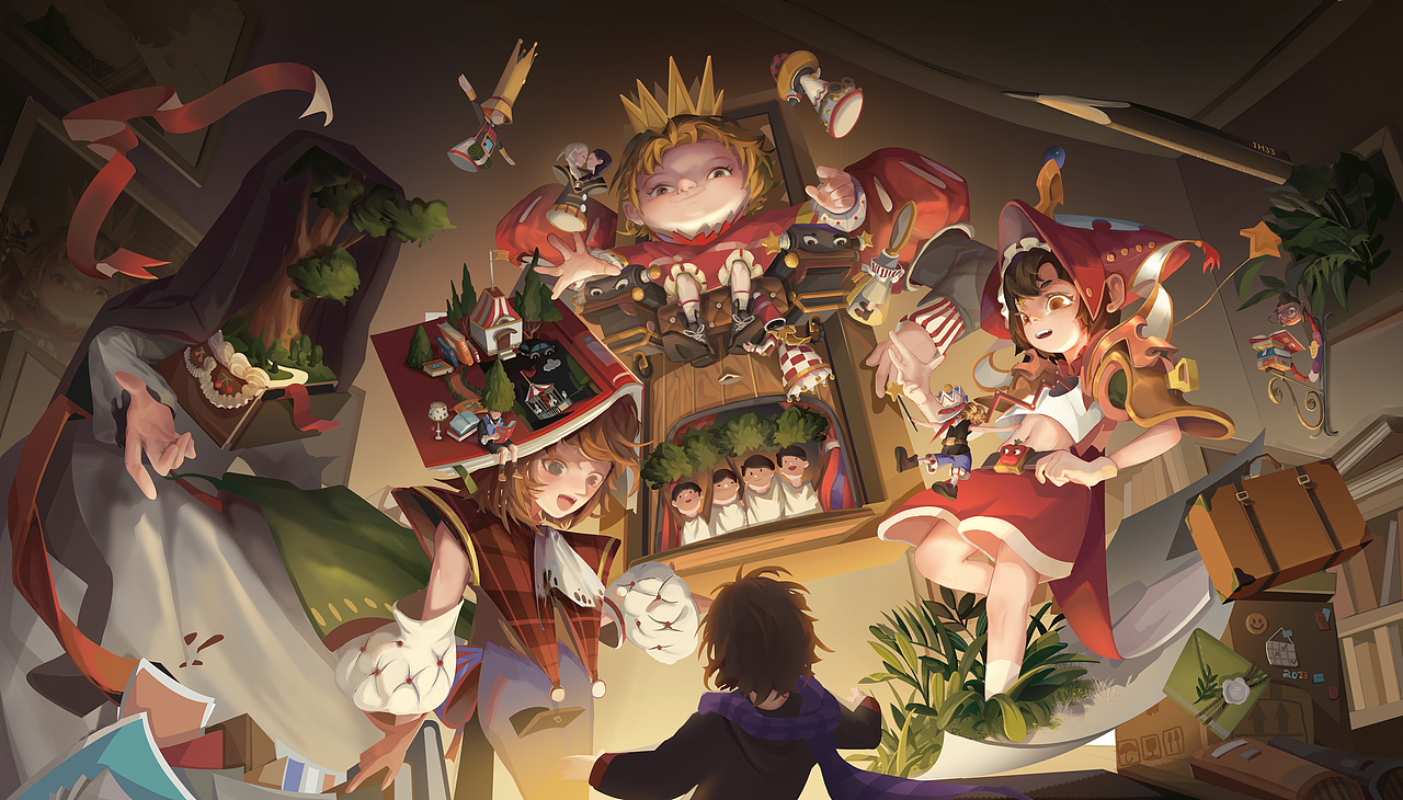 个人插画作品《箱子》p1（图ZMzMxMzI4NDQw） - 商业插画 - 站酷设计师一黄三三原创素材 - 站酷ZCOOL