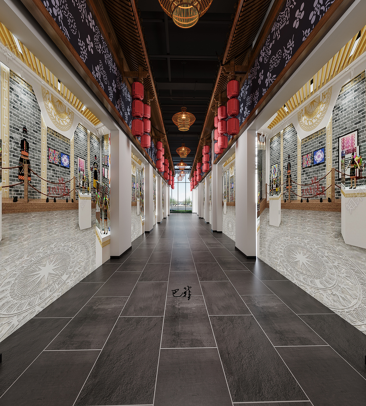 中餐厅|酒店大厅过道|非遗文化展厅|氛围升腾 久违烟火（图ZMzIyMTQwMzYw） - 酒店餐饮设计 - 站酷设计师Z94144900原创素材 - 站酷ZCOOL