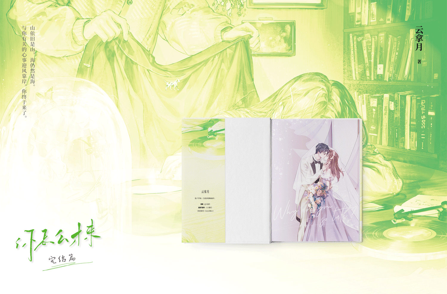 封面装帧设计 内页设计 宣发物料 《你怎么才来》