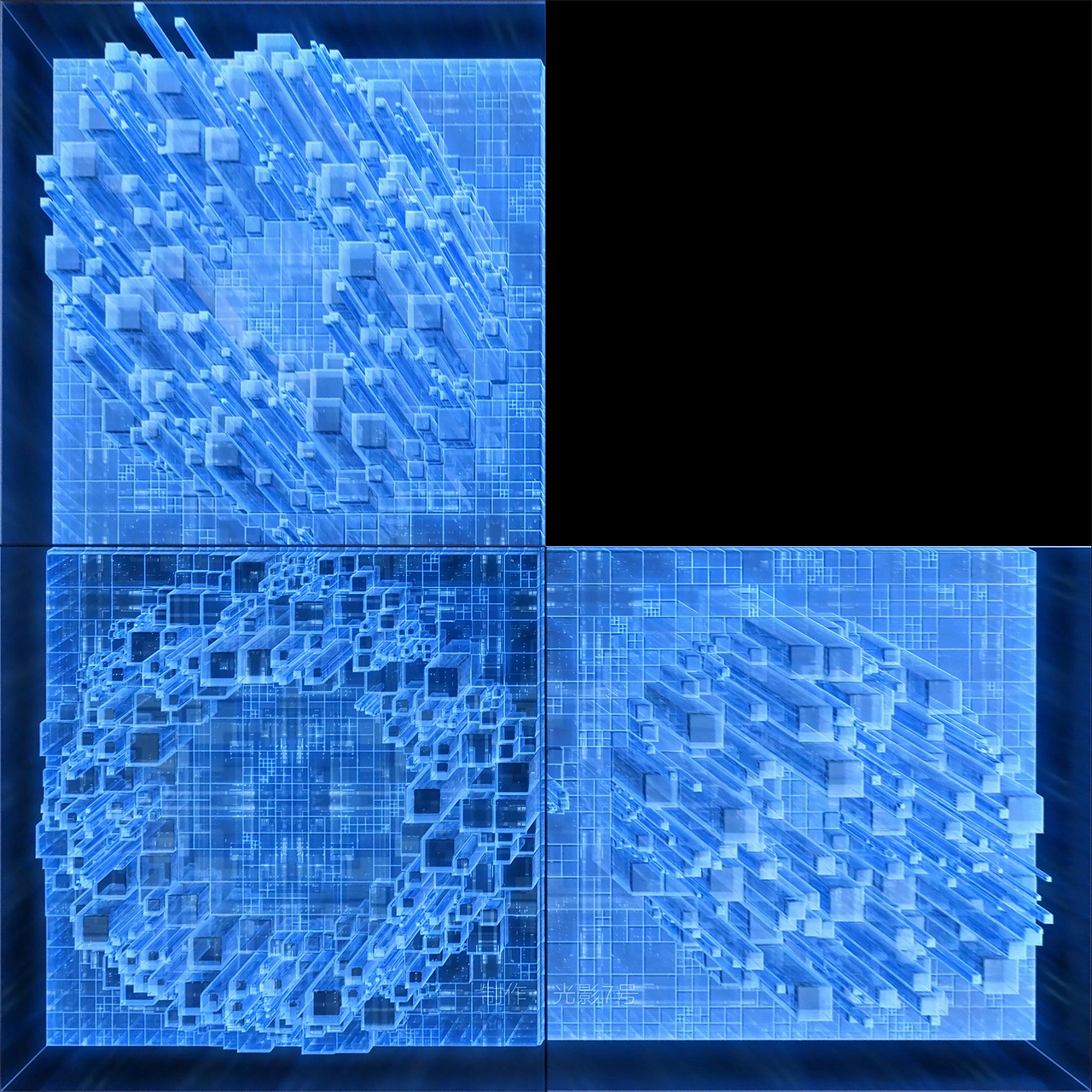 科技馆3D裸眼魔方方块投影三维动画制作（图ZMzIyMjg1NTA4） - 产品 - 站酷设计师光影7号阿运原创素材 - 站酷ZCOOL